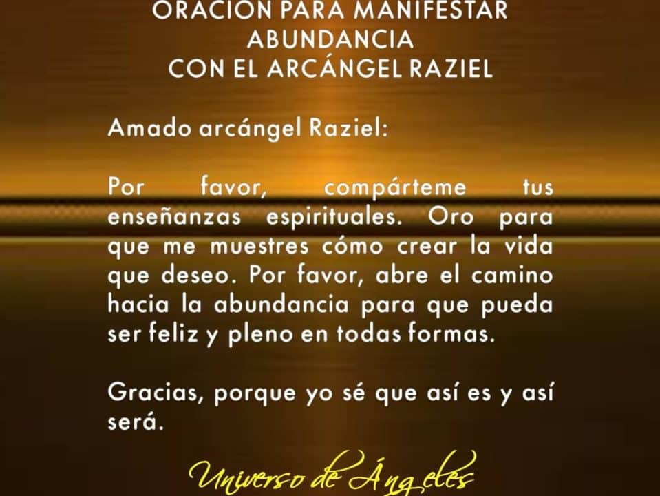 oracion raziel 1